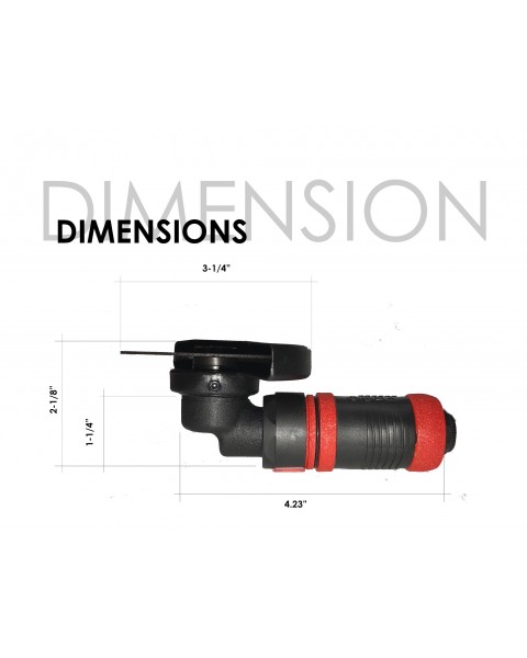 Master Palm Mini 3-Inch Low-Profile Cut-Off Tool – 16,500 RPM